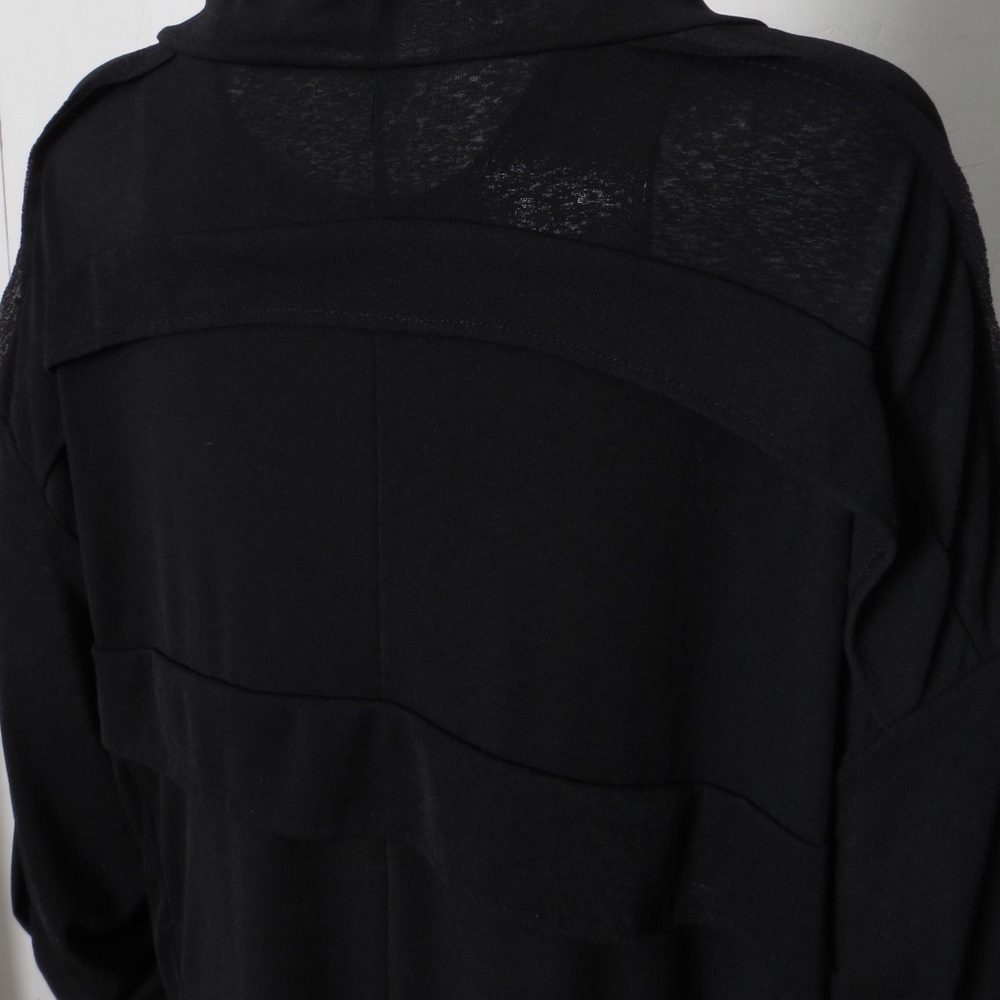 Sheer Crepe Hoodie - Picture 6 of 8